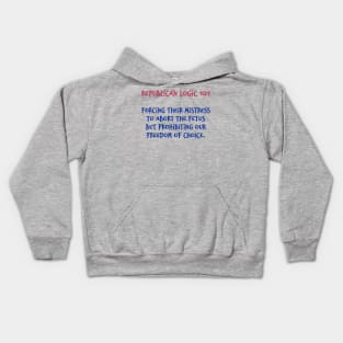 Republican Logic Kids Hoodie